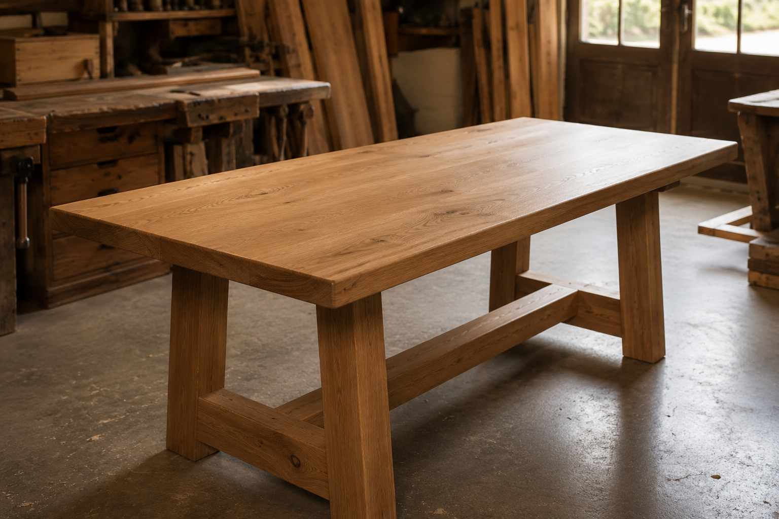 Table en chêne massif